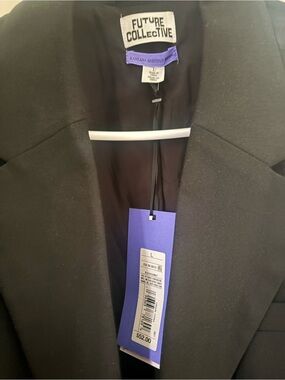 Future Collective Black Blazer by Kahilana Barfield - Women's L
